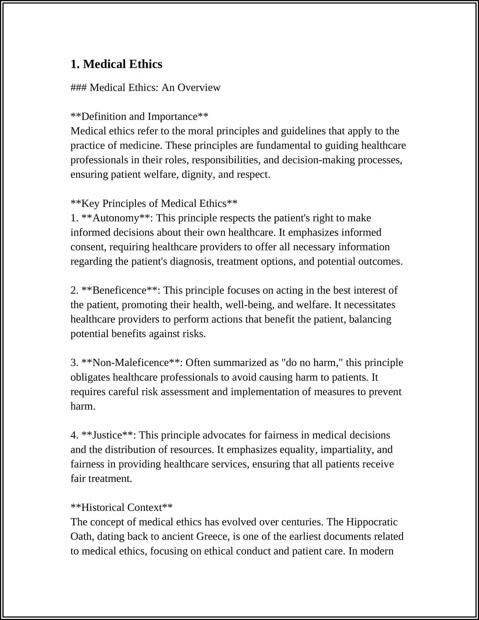 Medical Ethics 3