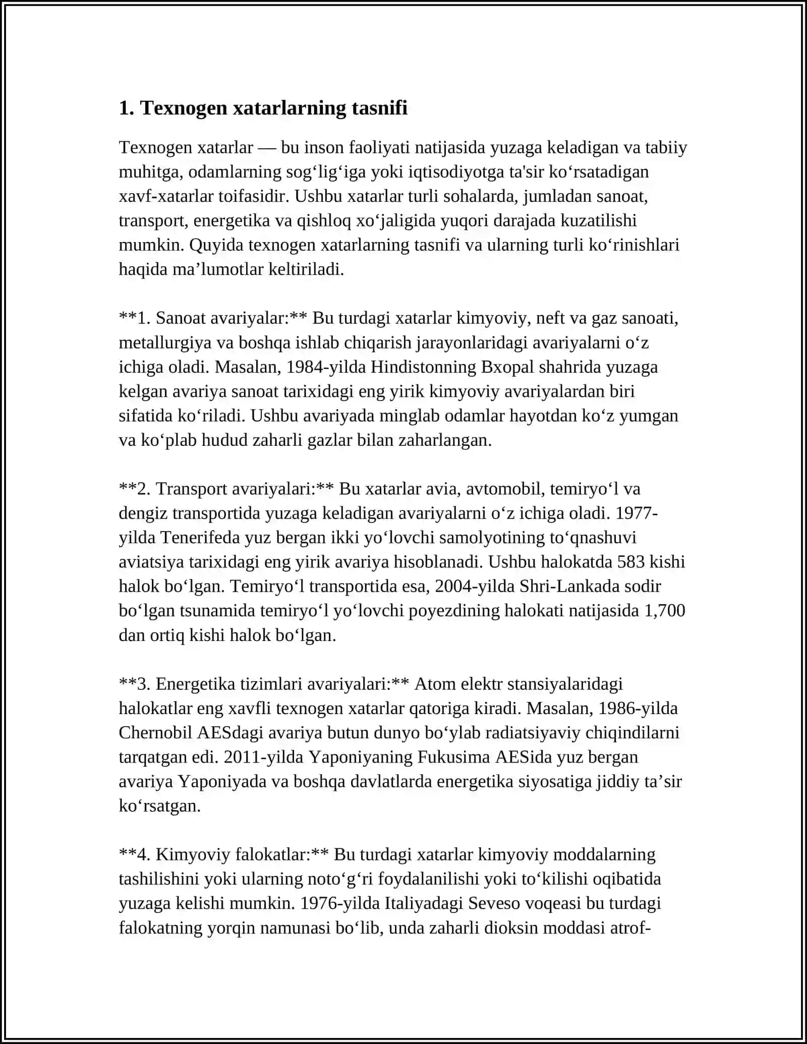 TEXNAGEN RISKDA XAVF XATARLAR TAHLILI 3