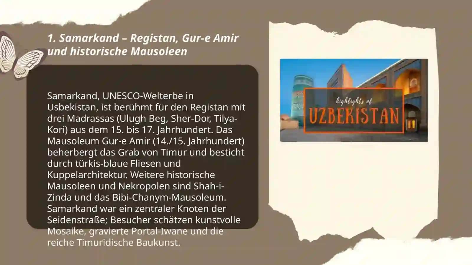 Reiseziel in Uzbekistan 3