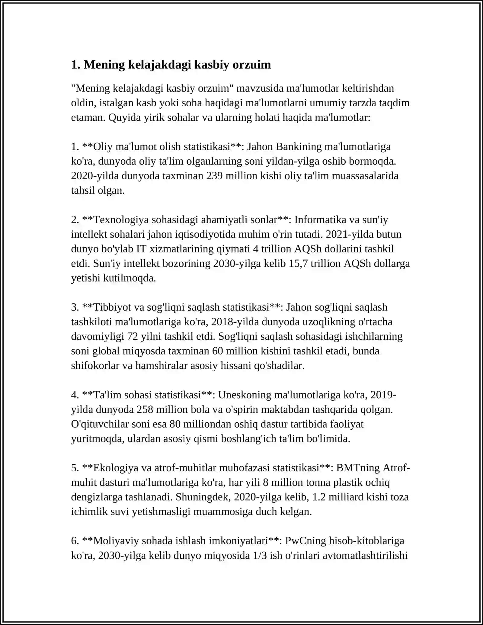 MENING ORZUIM HAQIDA 3