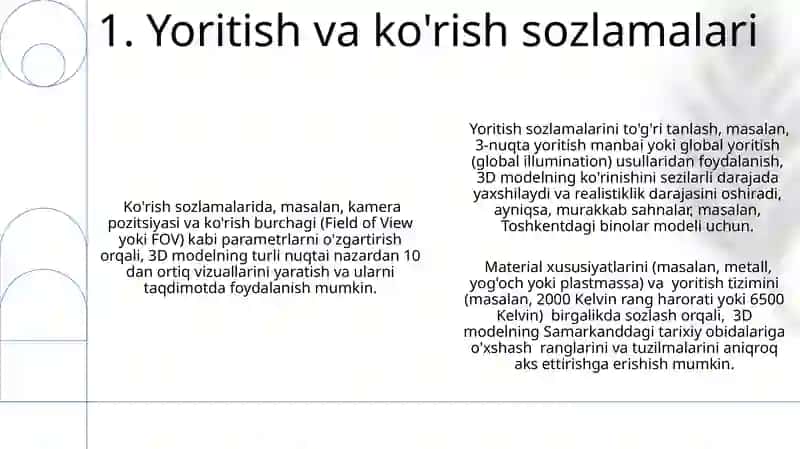 3D modellashtirish 3