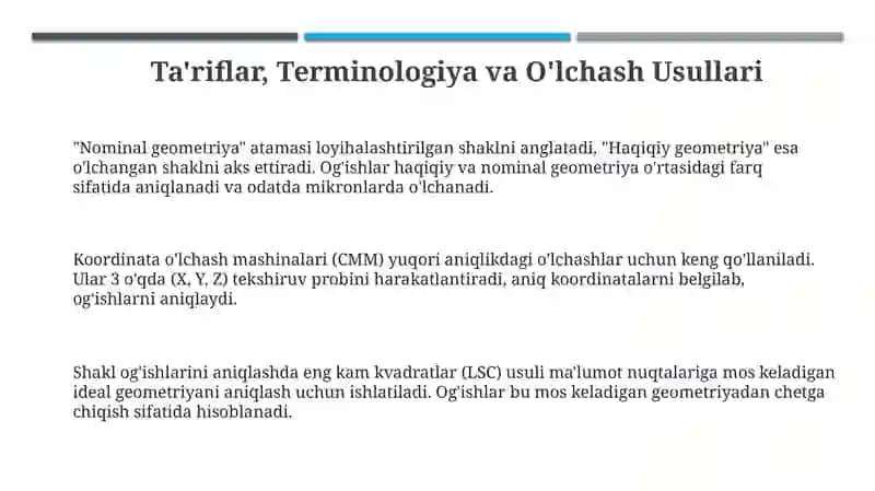 Nominal va Haqiqiy Geometriya 3