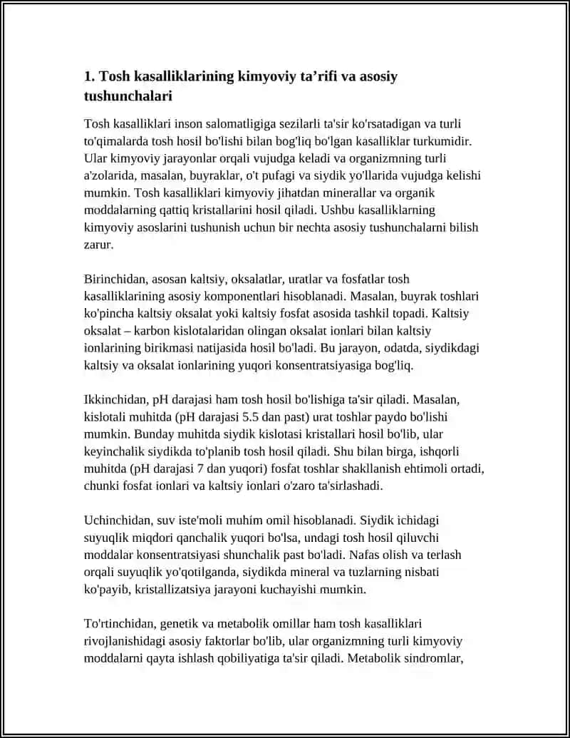TOSH KASALLIKLARINING KIMYOVIY ASOSLARI 3