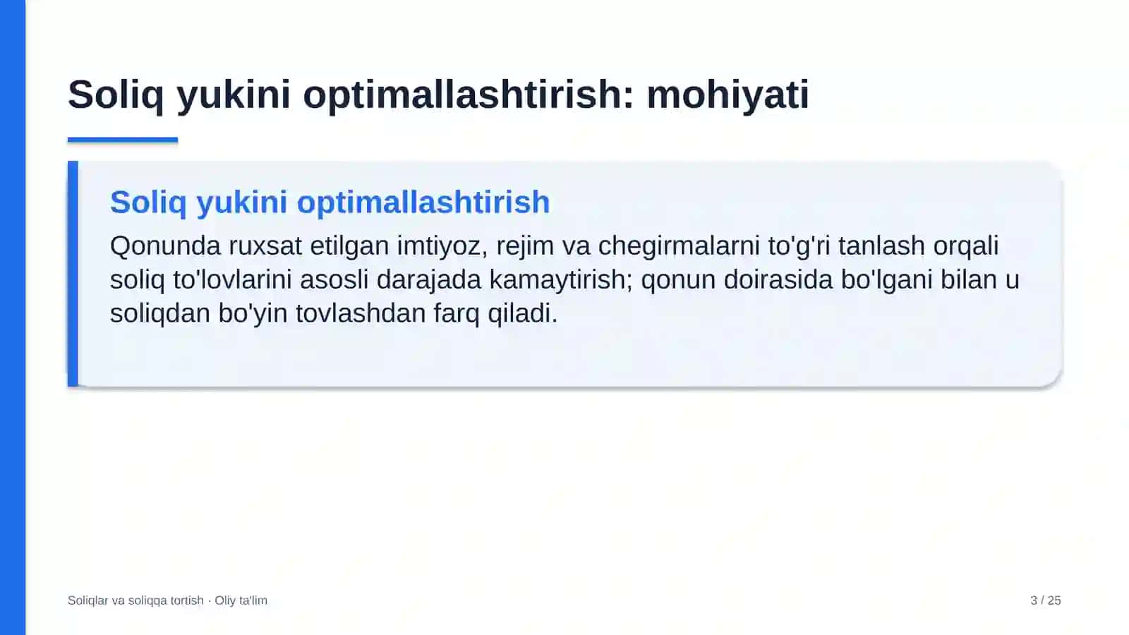 Import faoliyatida soliq yukini optimallashtirish 3