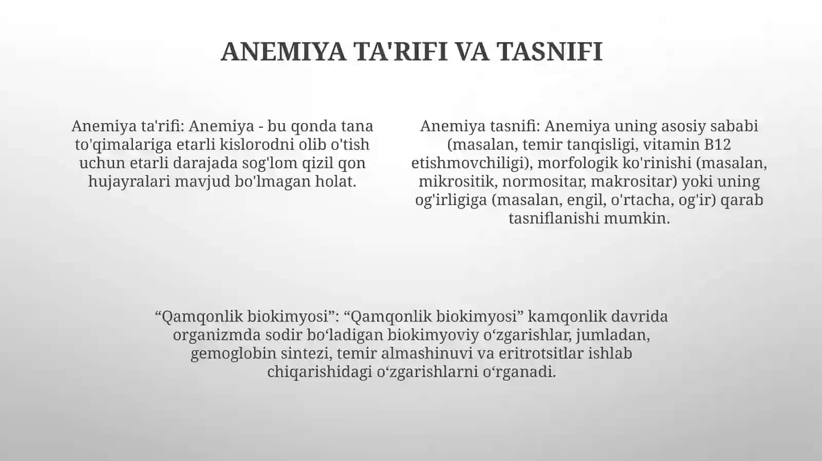 Kamqonlik Biokimyosi 3