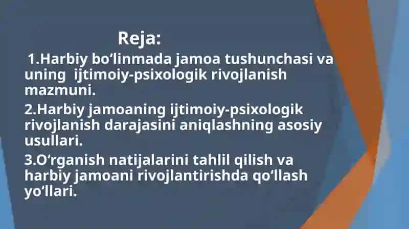 Harbiy psixologiya ta'limi 3