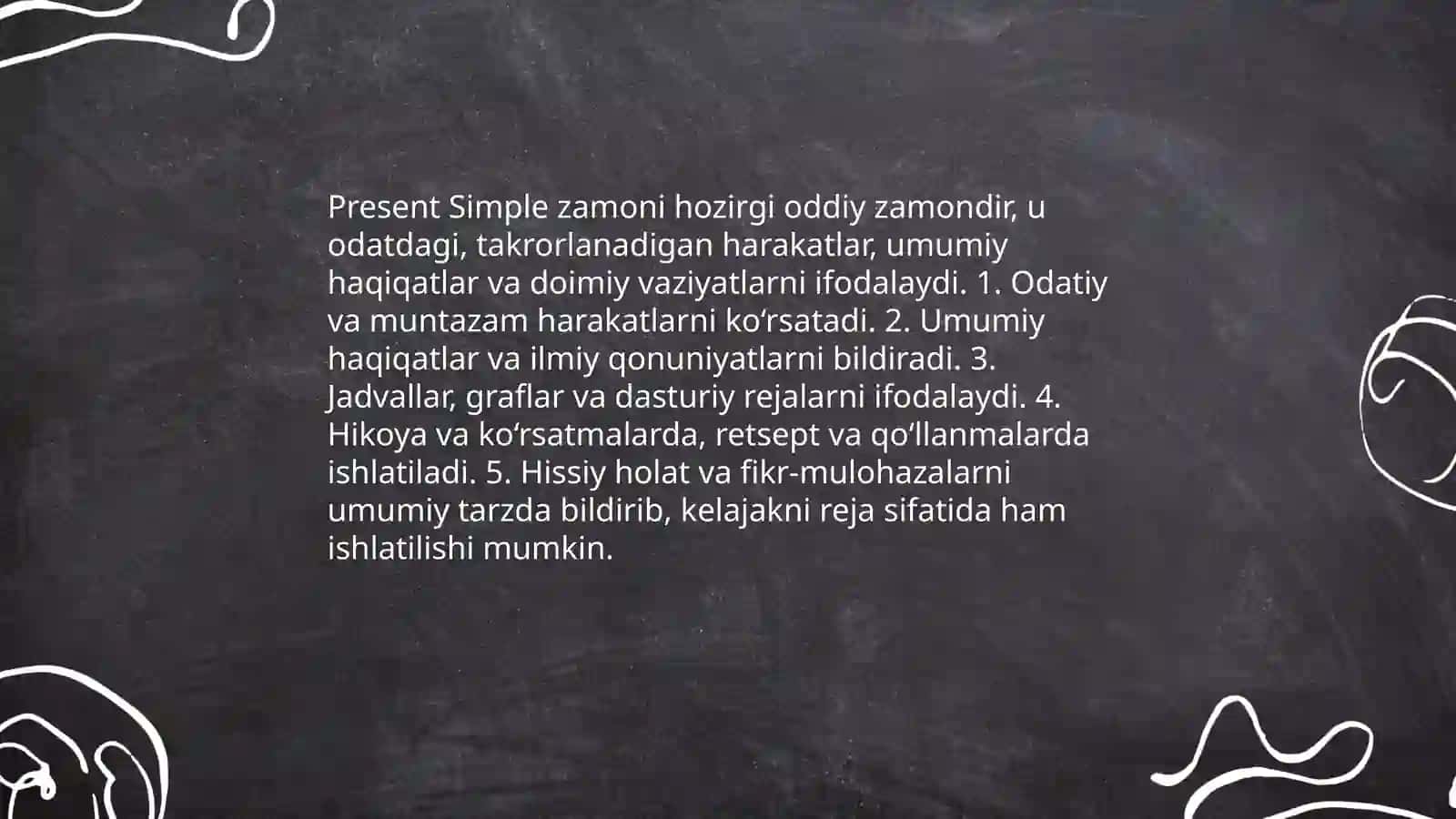 Present simple 3