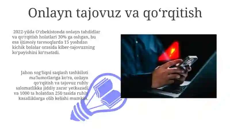 Ijtimoiy mediada taxdid va xavf - xatarlar 3