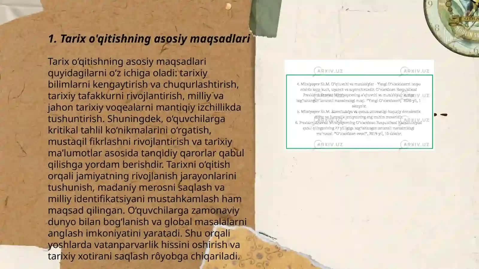 Tarix oqitish metodikasi va ularning klassifikatsiyasi 3