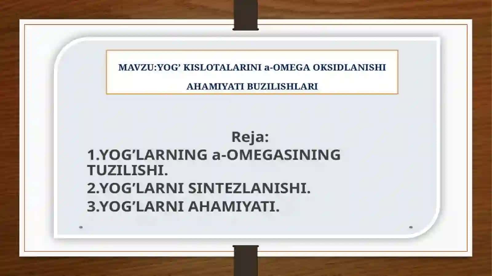 BIOKIMYO MUSTAQIL ISHI 3