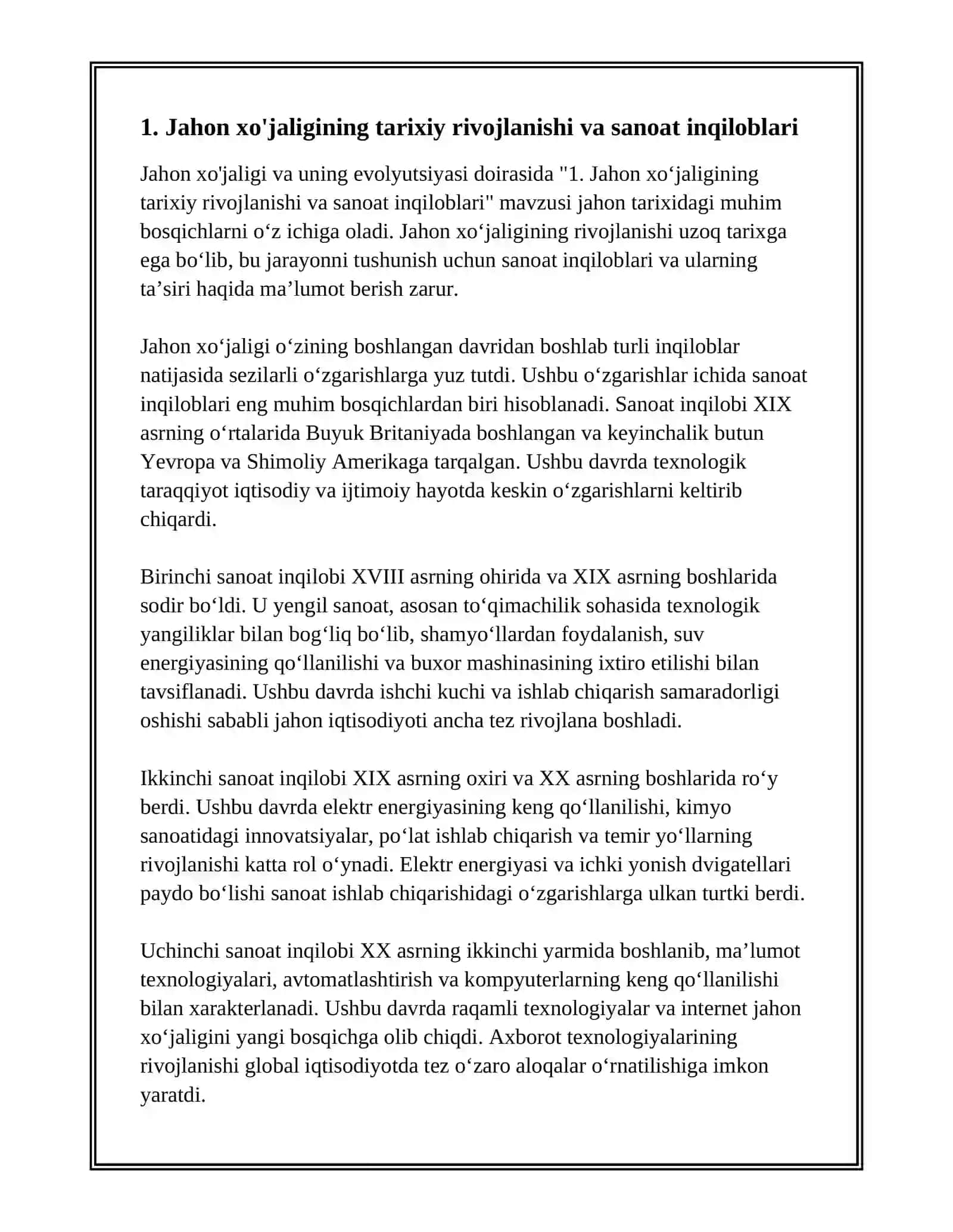 JAHON XO'JALIGI VA UNING EVOLYUTSIYASI 3