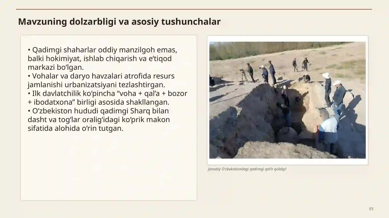 Eng qadimgi shaharlar va urbanizatsiya 3