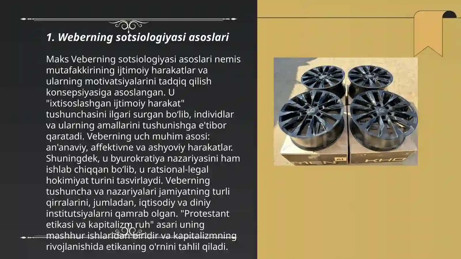 Maks Veber sotsiologiyasi 3