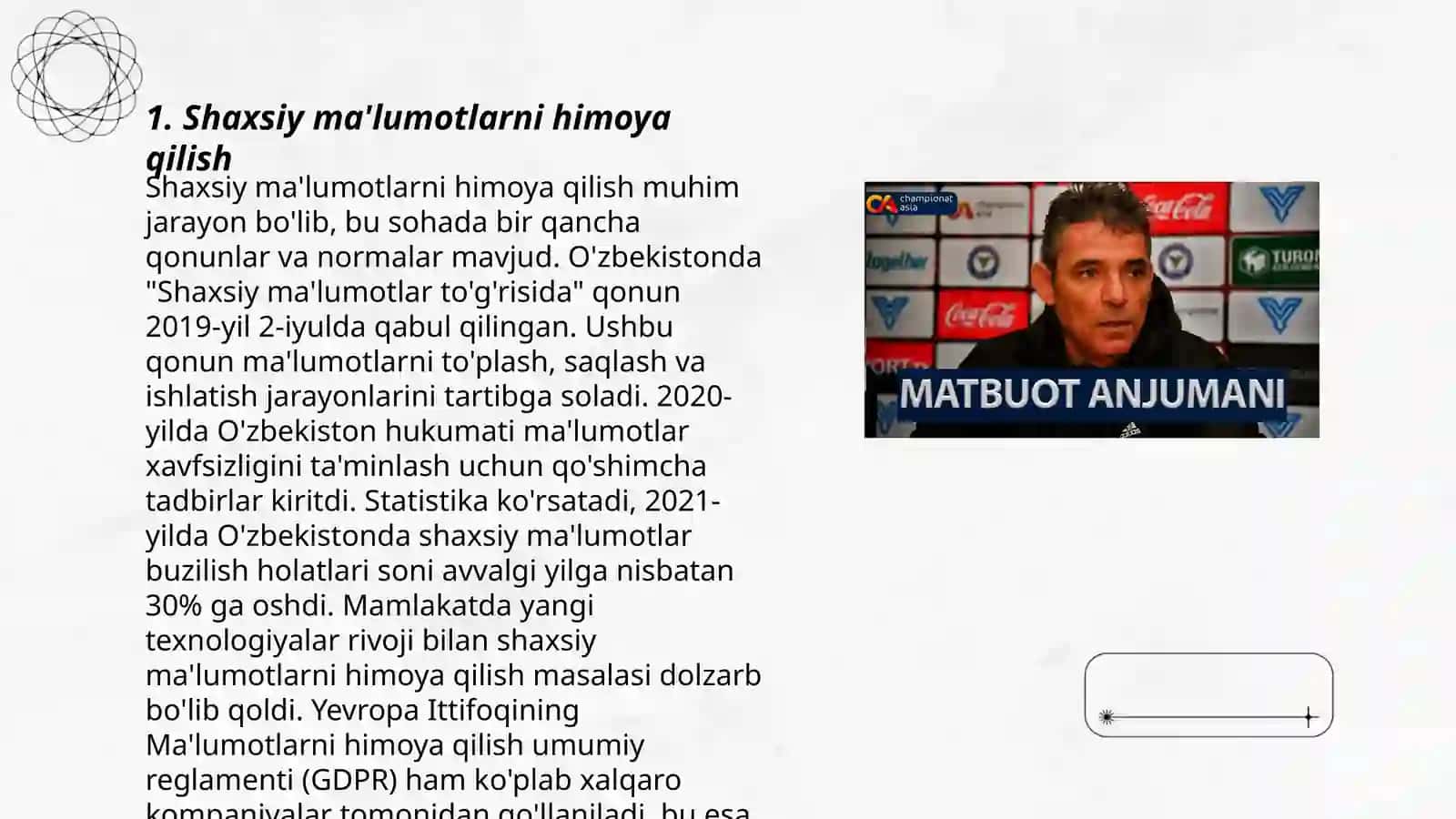 Shaxsiy ma'lumotlarni himoya qilish 3