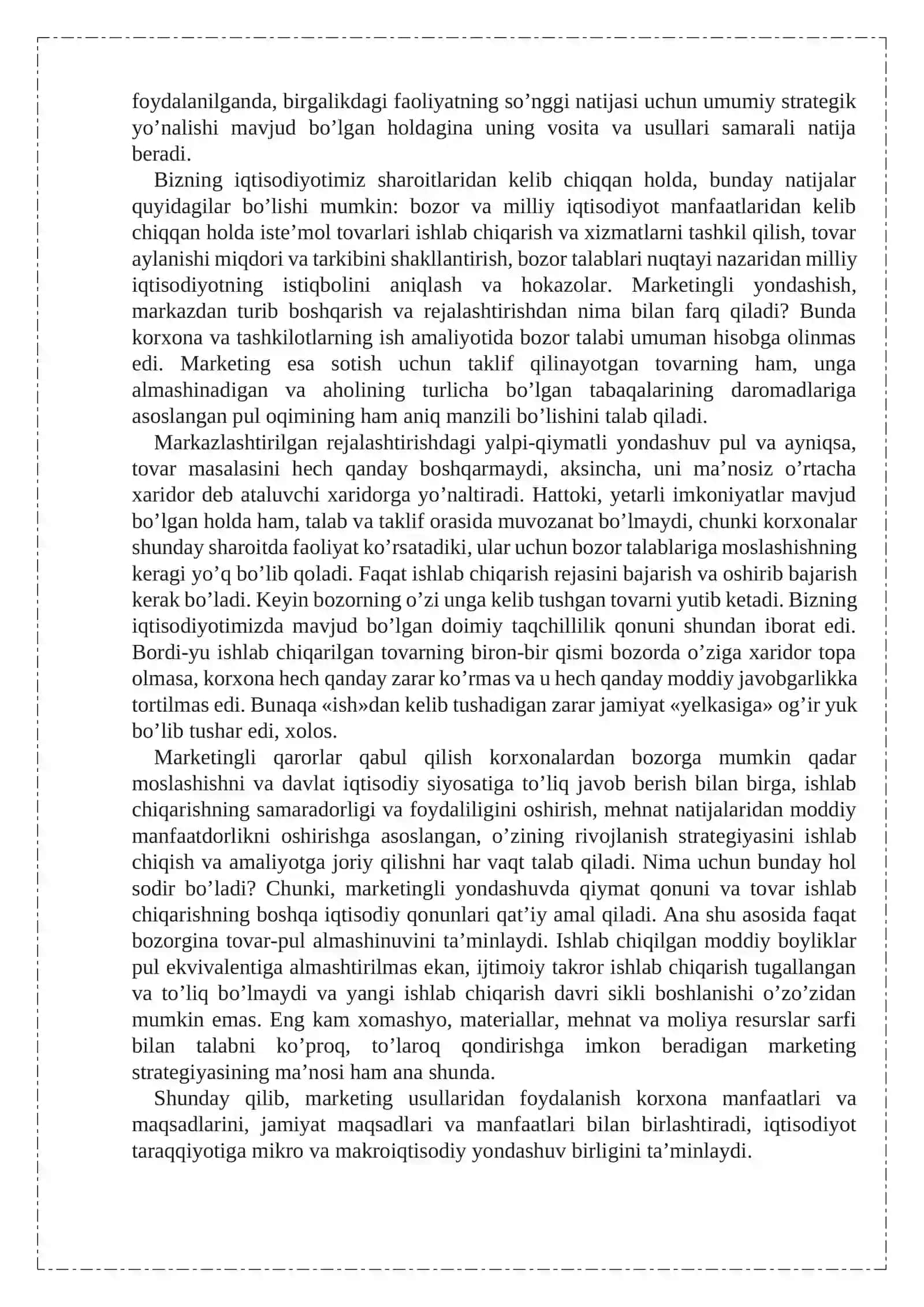 Marketing va uning iqtisodiy ahamiyati 3