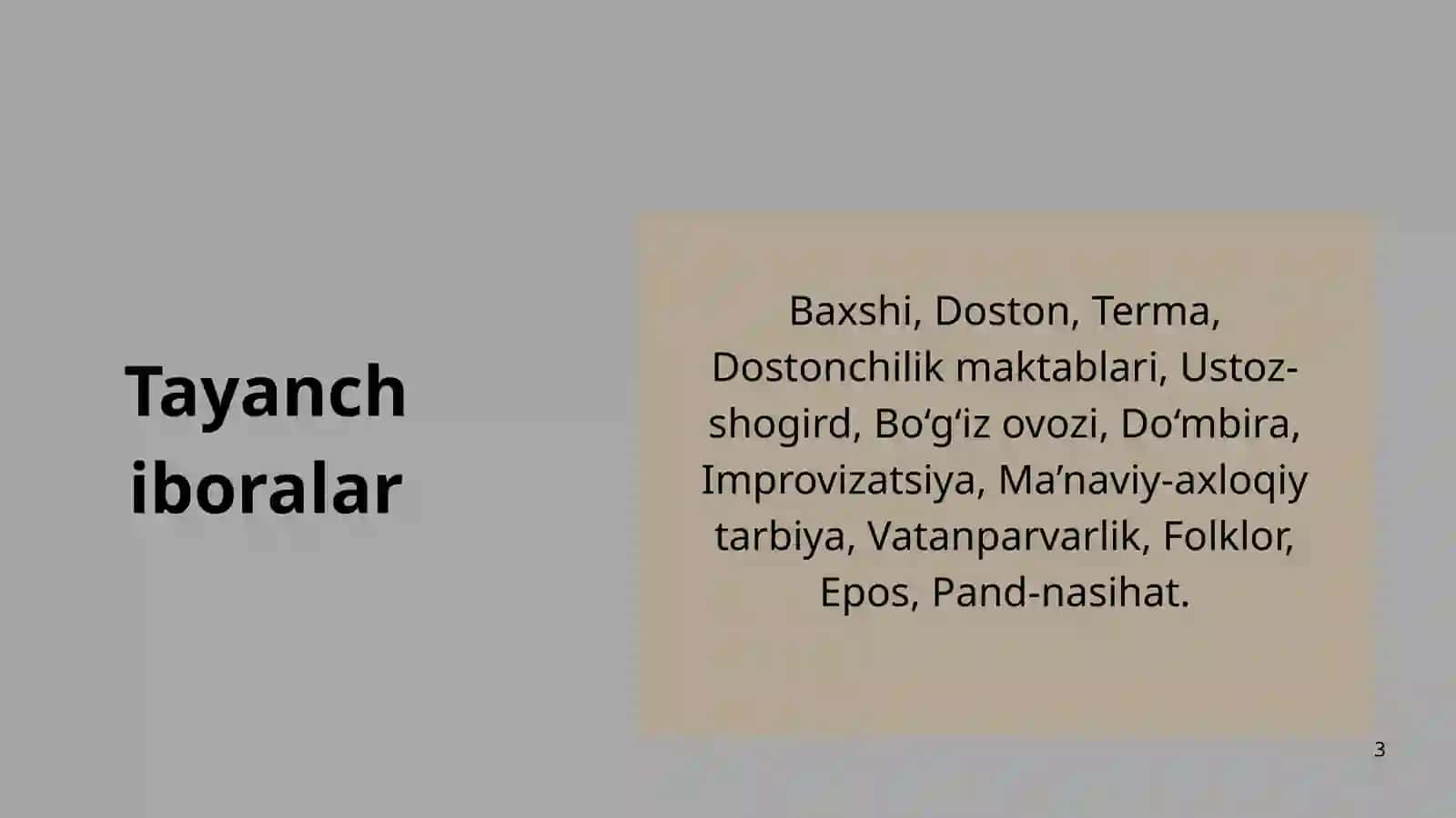 Xalq pedagogikasida baxshichilik sanʼati ahamiyati 3