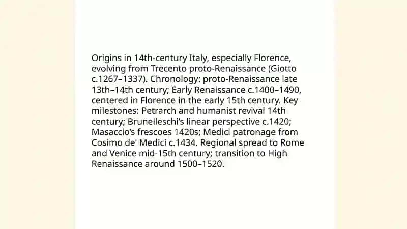The Early Renaissance Period 3
