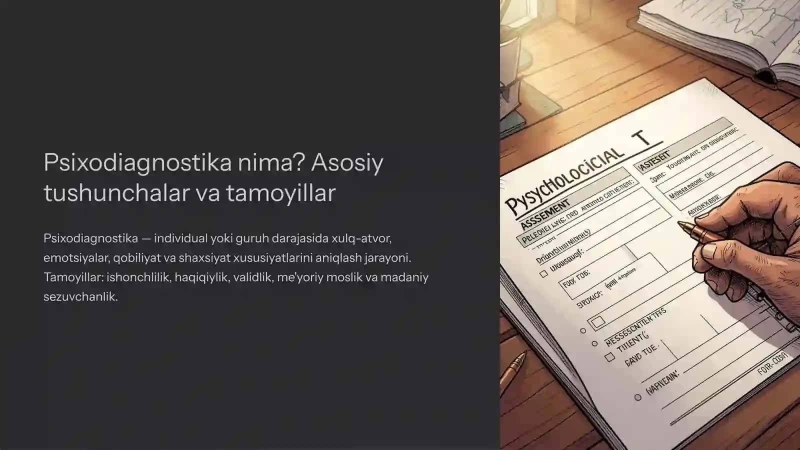 Psixodiagnostika Amaliy psixolog faoliyatining muhim yo'nalishi 3
