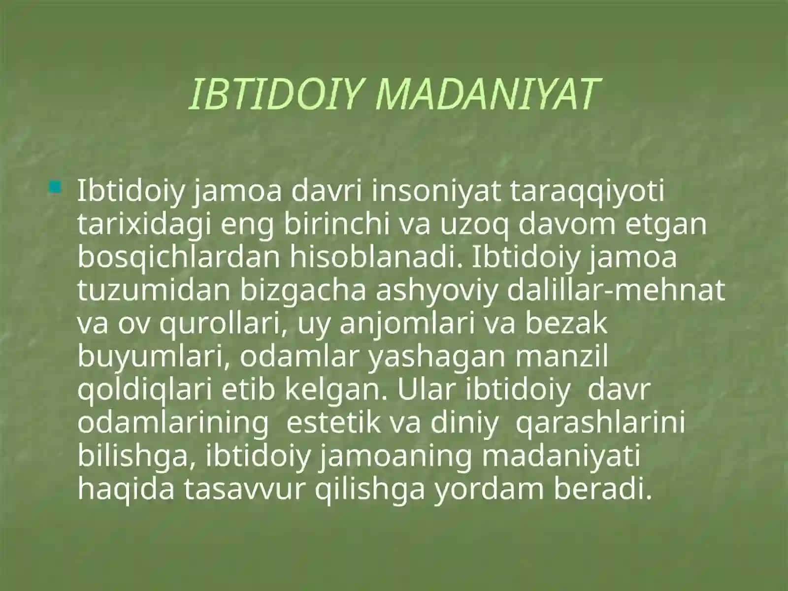 IBTIDOIY MADANIYAT 3