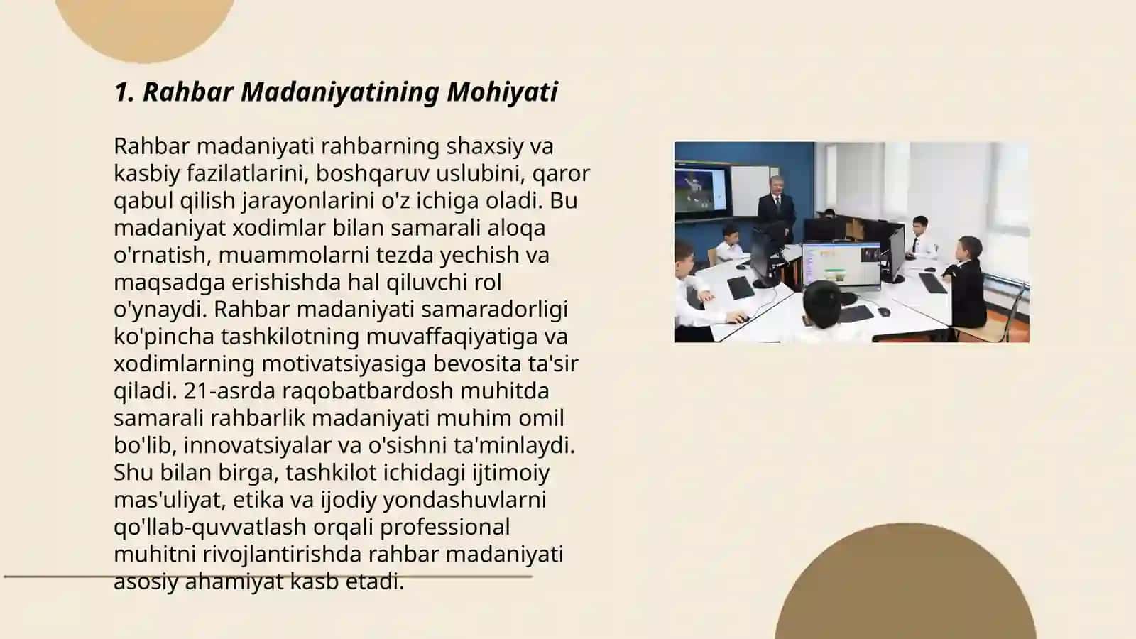 Rahbar Madaniyati va uning turlari 3