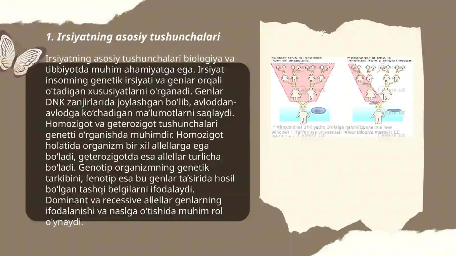 Irsiyat va ozgaruvchanlik 3