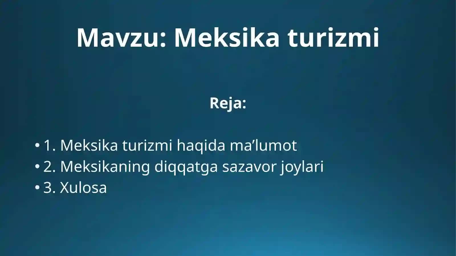Meksikaturizmi 3
