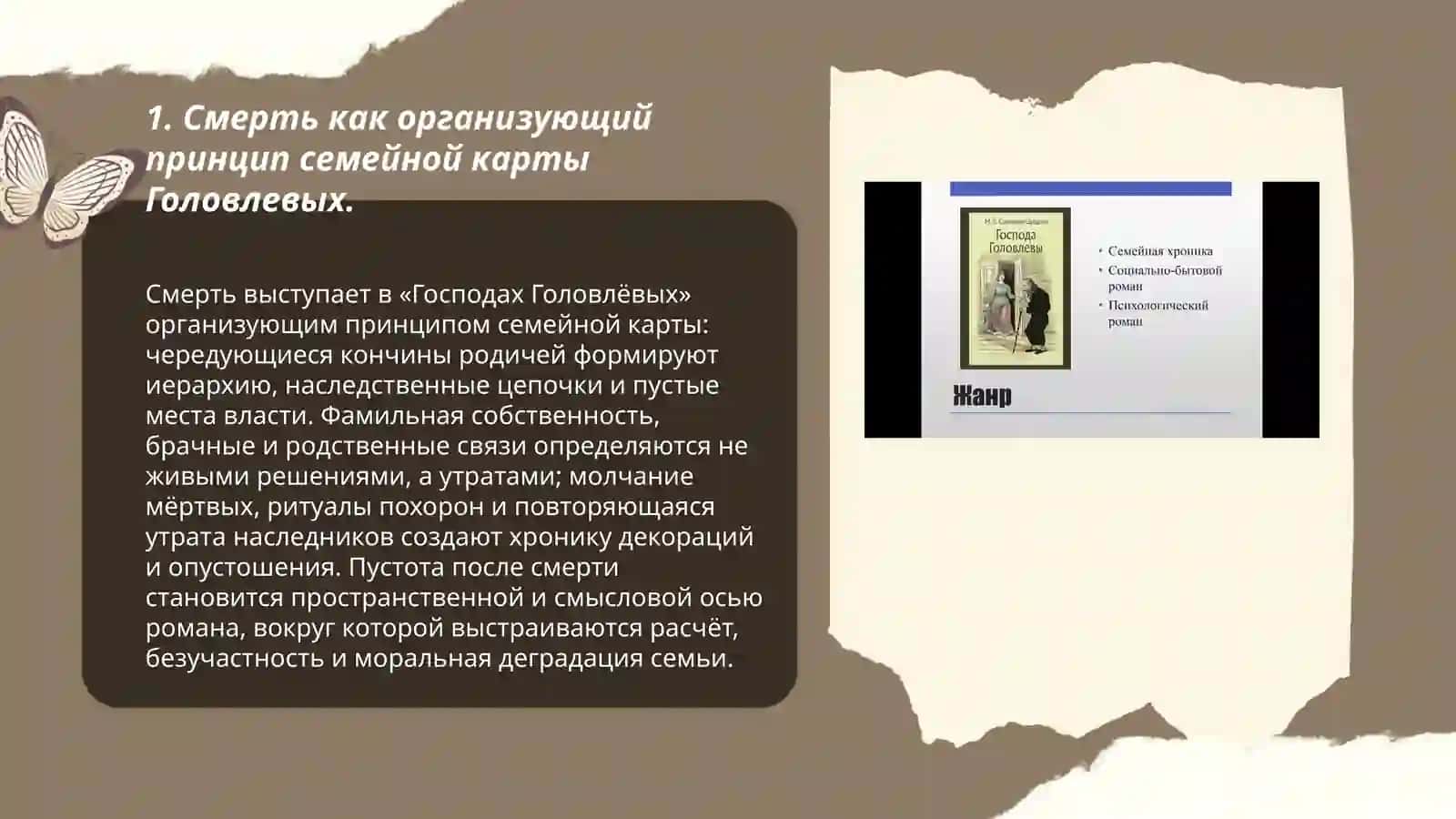 Роман "Господа Головлевы" 3