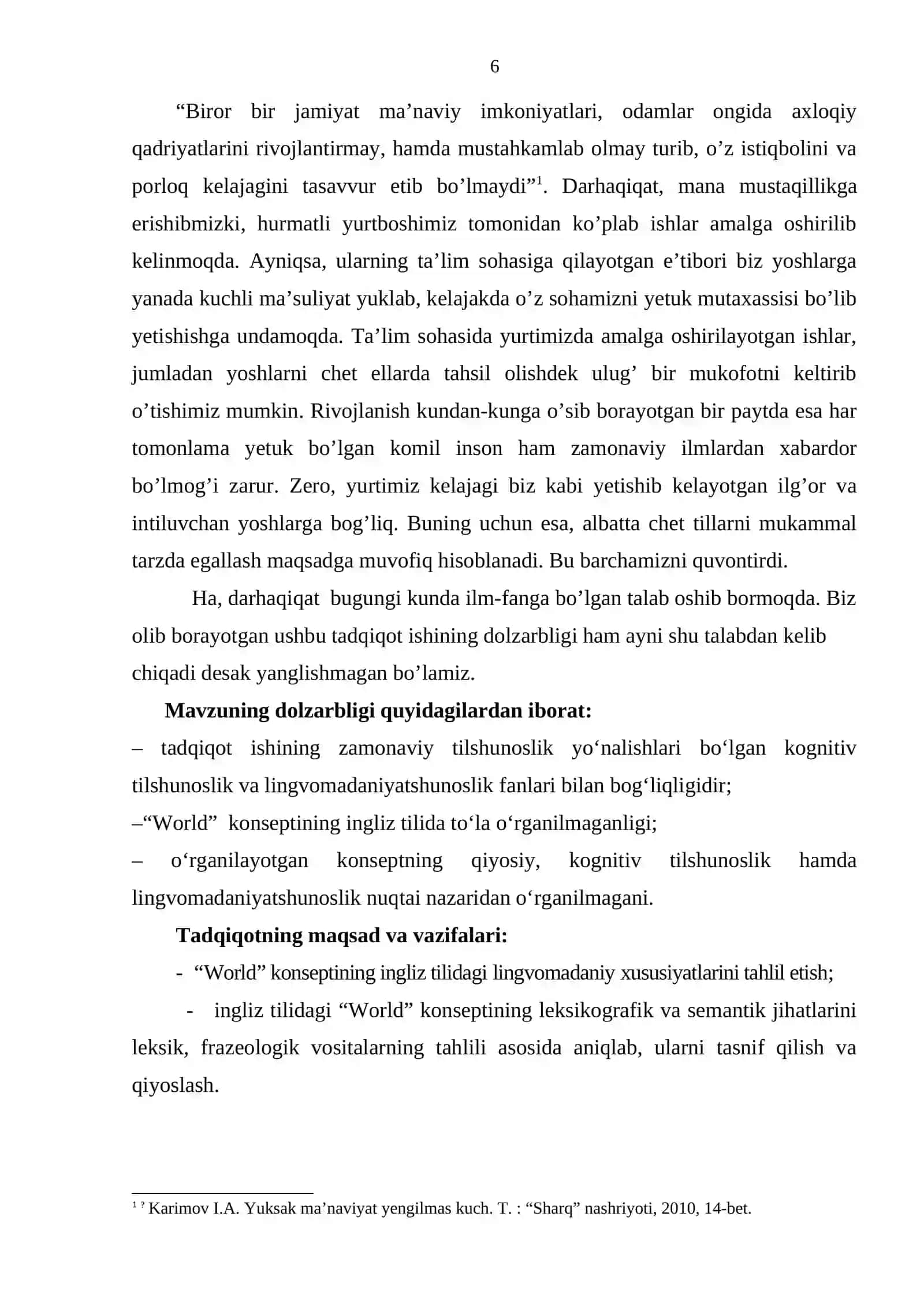 Ingliz tili lisoniy tasvirida “world” konsepti 3