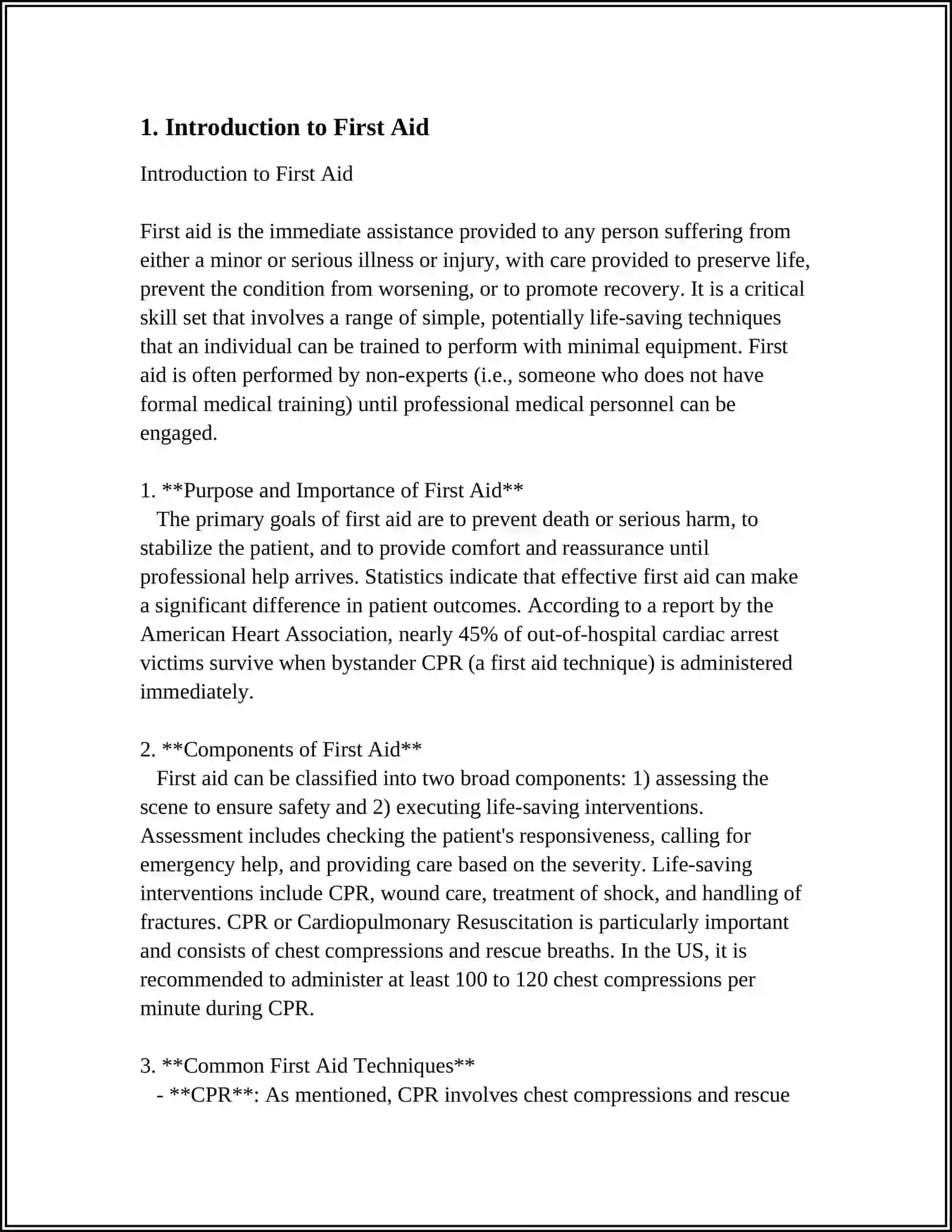 A FIRST AID MANUAL 3