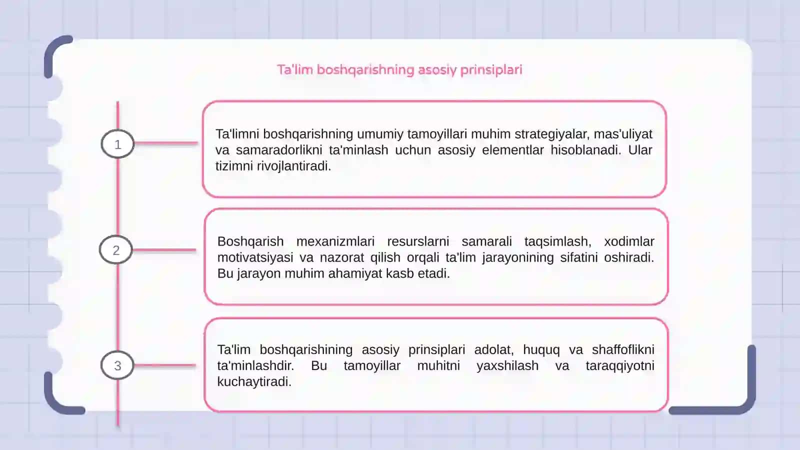 Ta'limni boshqarishning umumiy tamoyillari va mexanizmlari 3