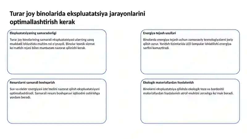 UJMSH larning turar joy binolari eksplutatsiyalari 3
