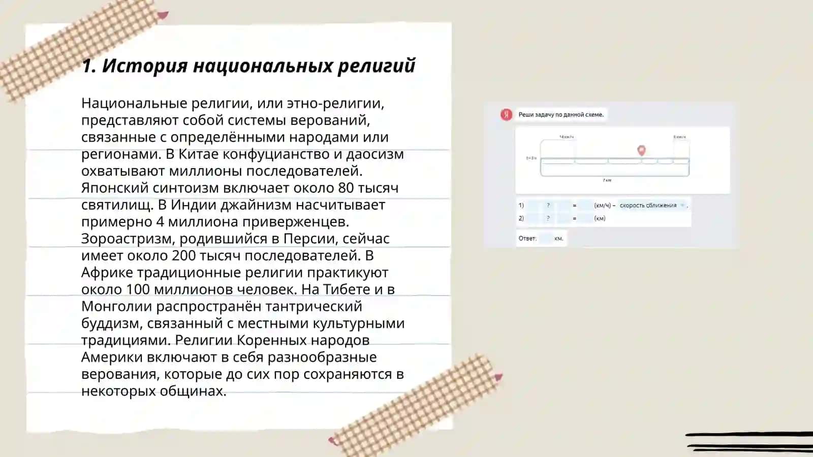Национальные религии 3