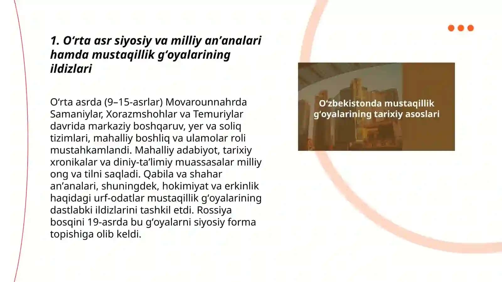 Ózbekistonda mustaqillik ğoyalarining tarixiy asoslari 3
