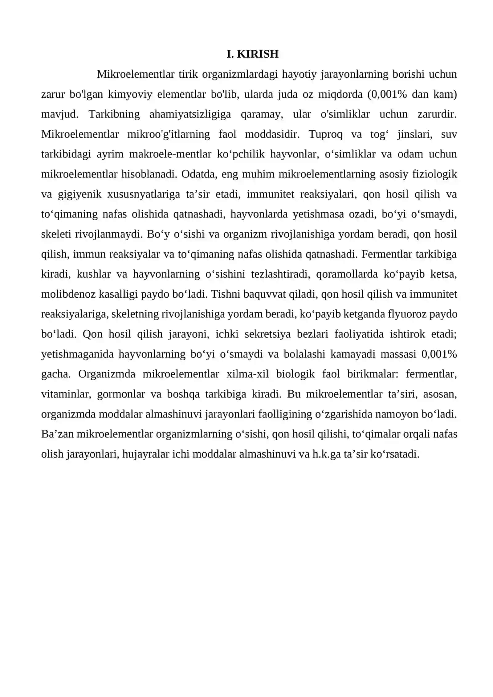 Mikroelementlarning fiziologik roli 3