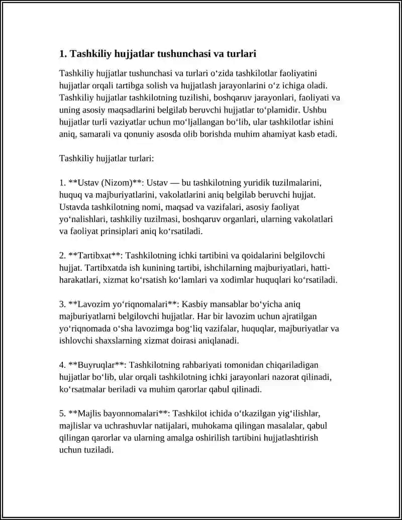 TASHKILIY HUJJATLAR 3