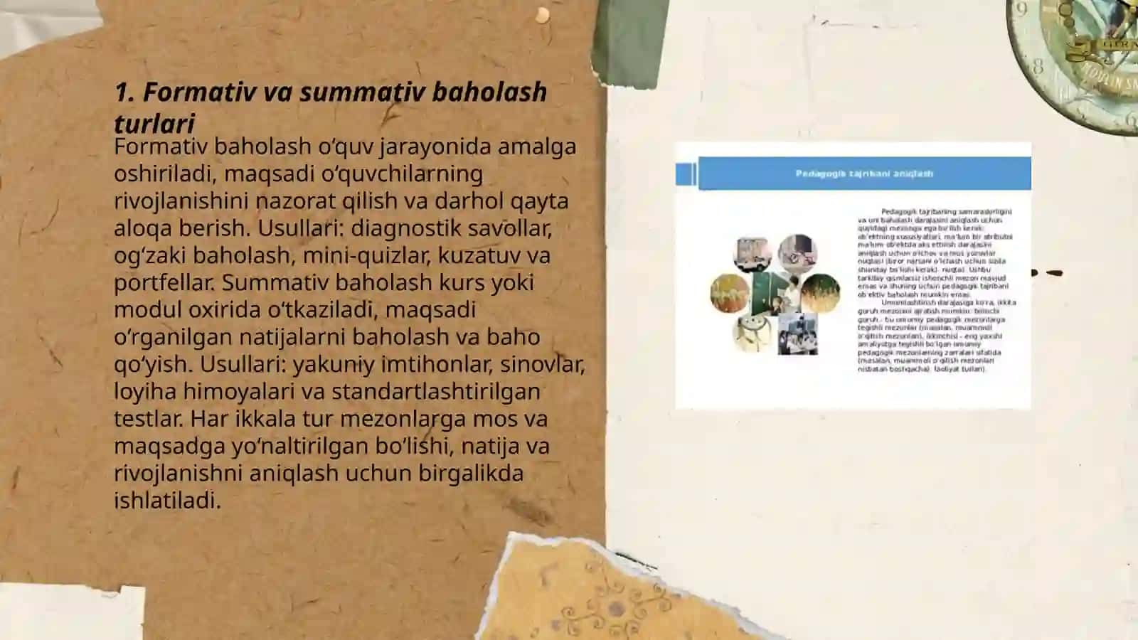 Pedagogik òlchovlar va baholash mezonlari 3