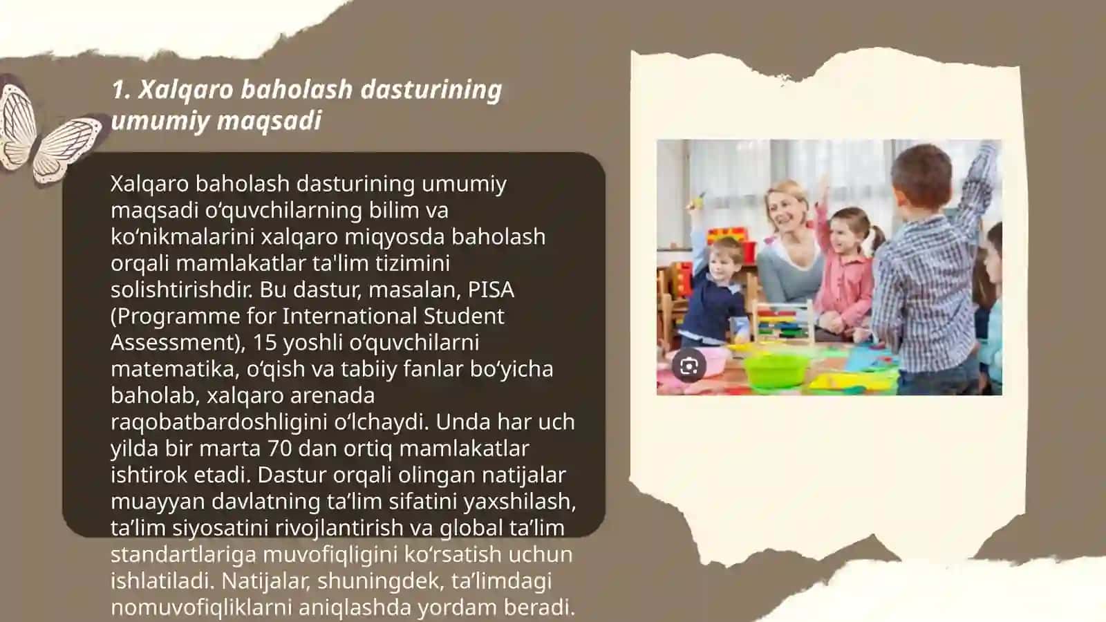 Xalqaro Baholash Dasturi 3