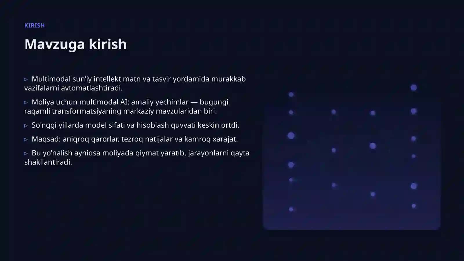 Moliya uchun multimodal AI: amaliy yechimlar 3