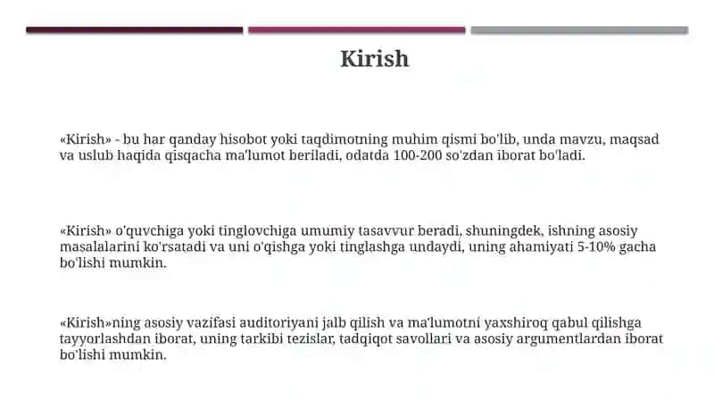 Kirish 3
