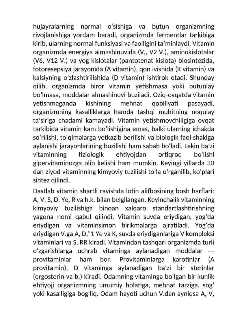 Vitaminlar xaqida 3