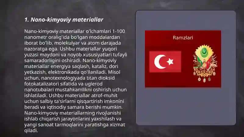 Nano-kimyoviy materiallar 3