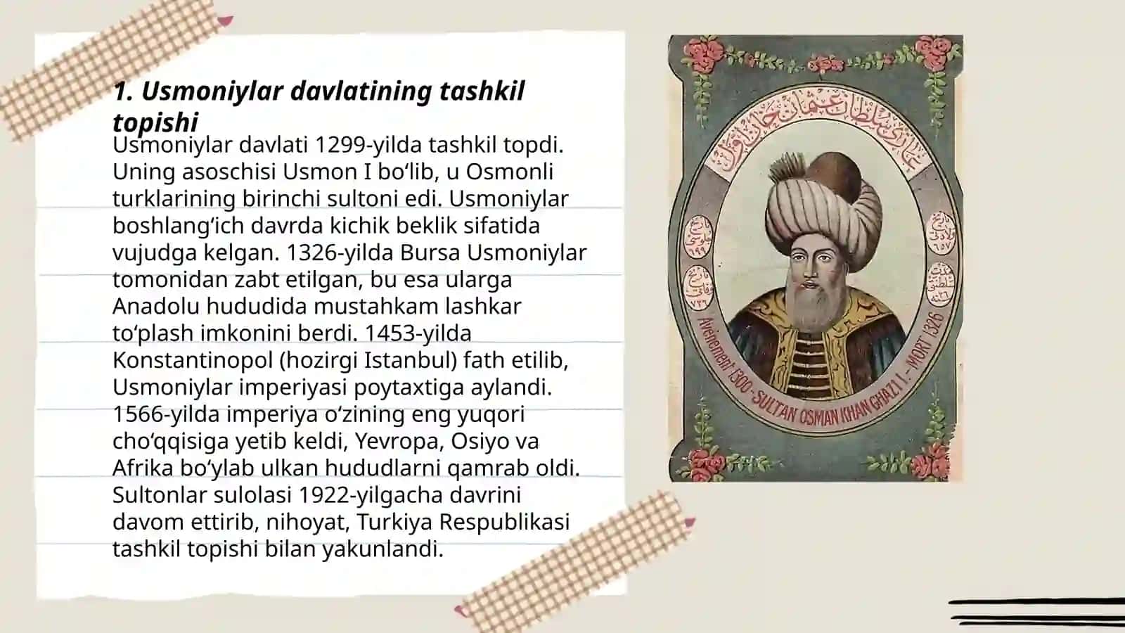 Usmoniylar davlati va uning istilolari 3