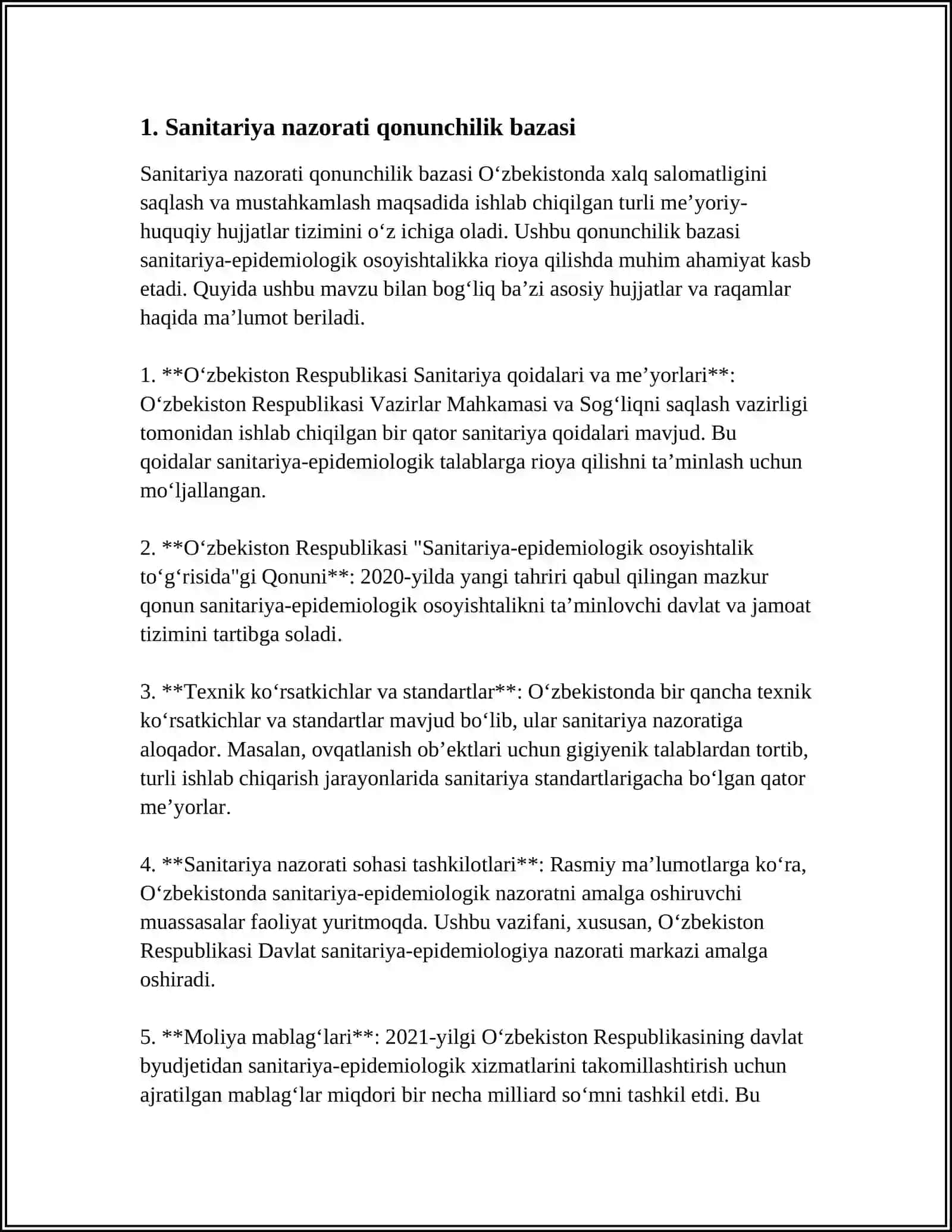 SANITARIYA NAZORATINI TASHKIL QILISH 3