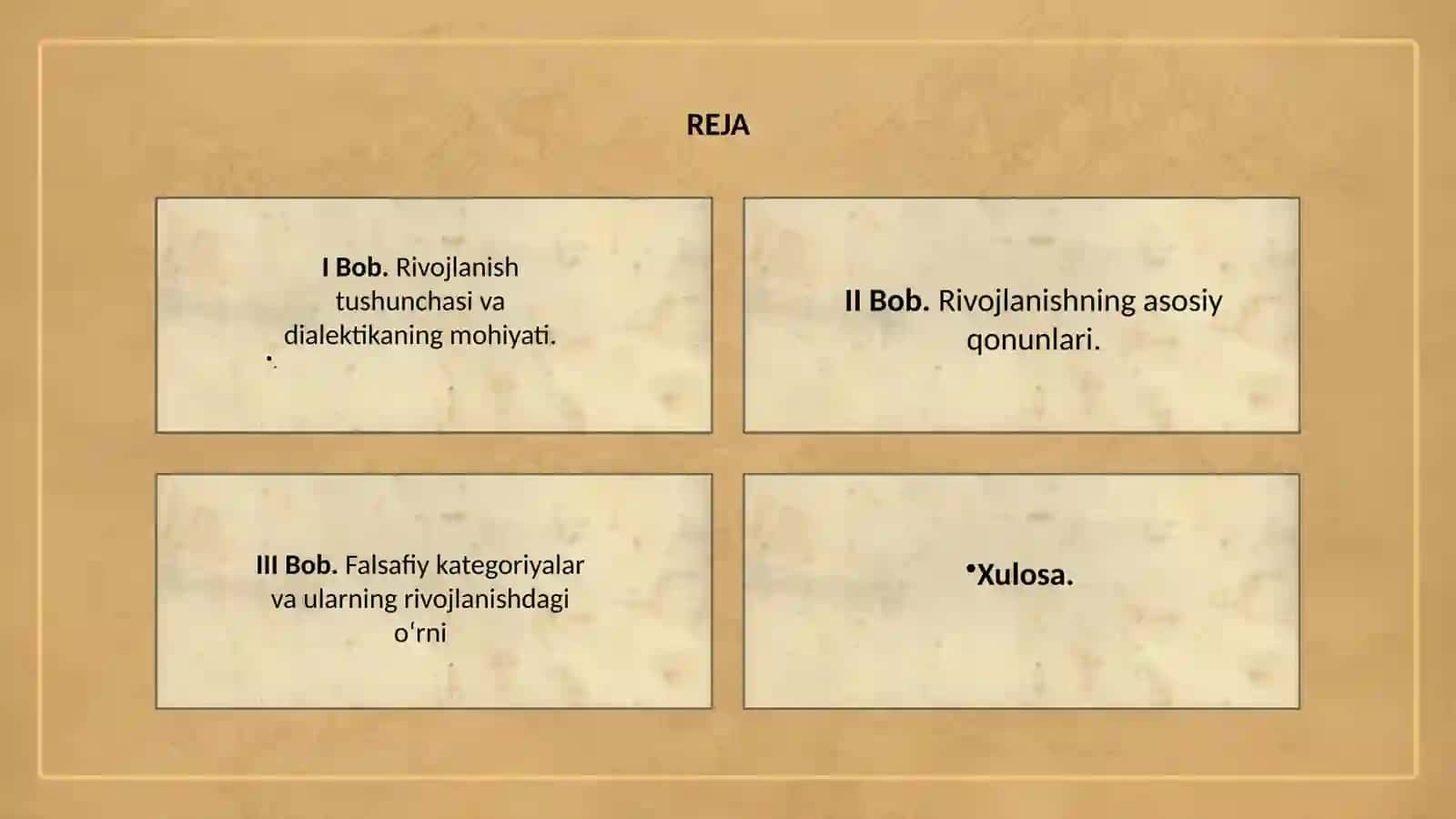 Rivojlanishning Umumiy Qonunlari va Kategoriyalari 3