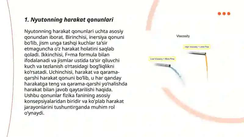 Nyutonning harakat qonunlari 3