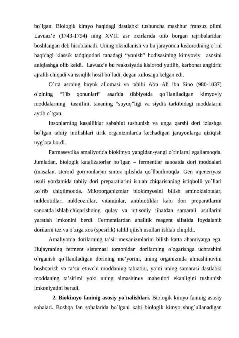 Biologik kimyo fani 3