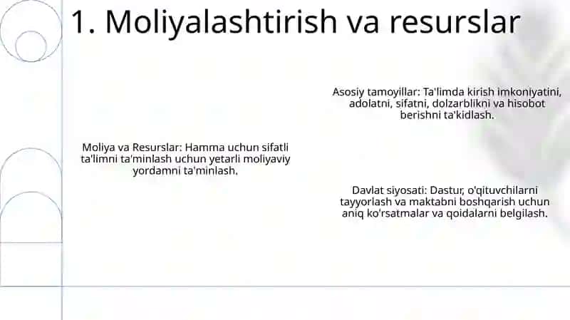Ta'lim sohasida davlat siyosatining asosiy tamoyillari 3