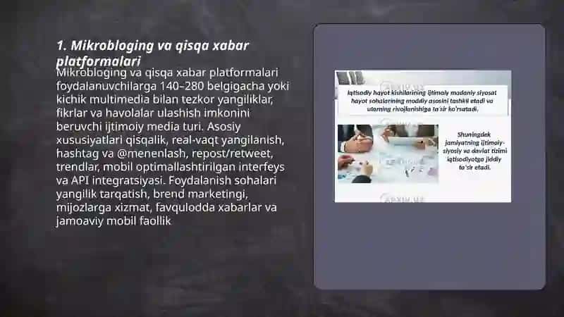 Mikrobloging va qisqa xabar platformalari 3