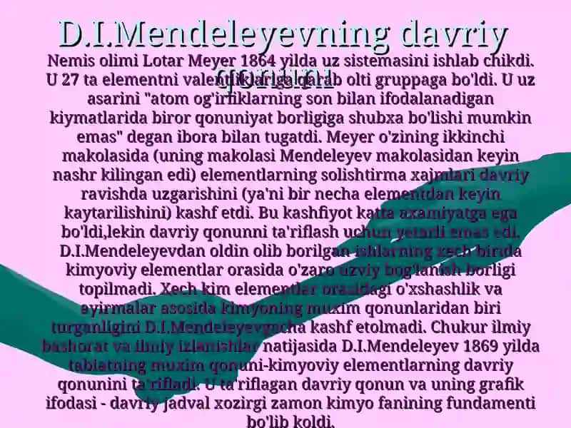 Davriy sistema va davriy qonun 3