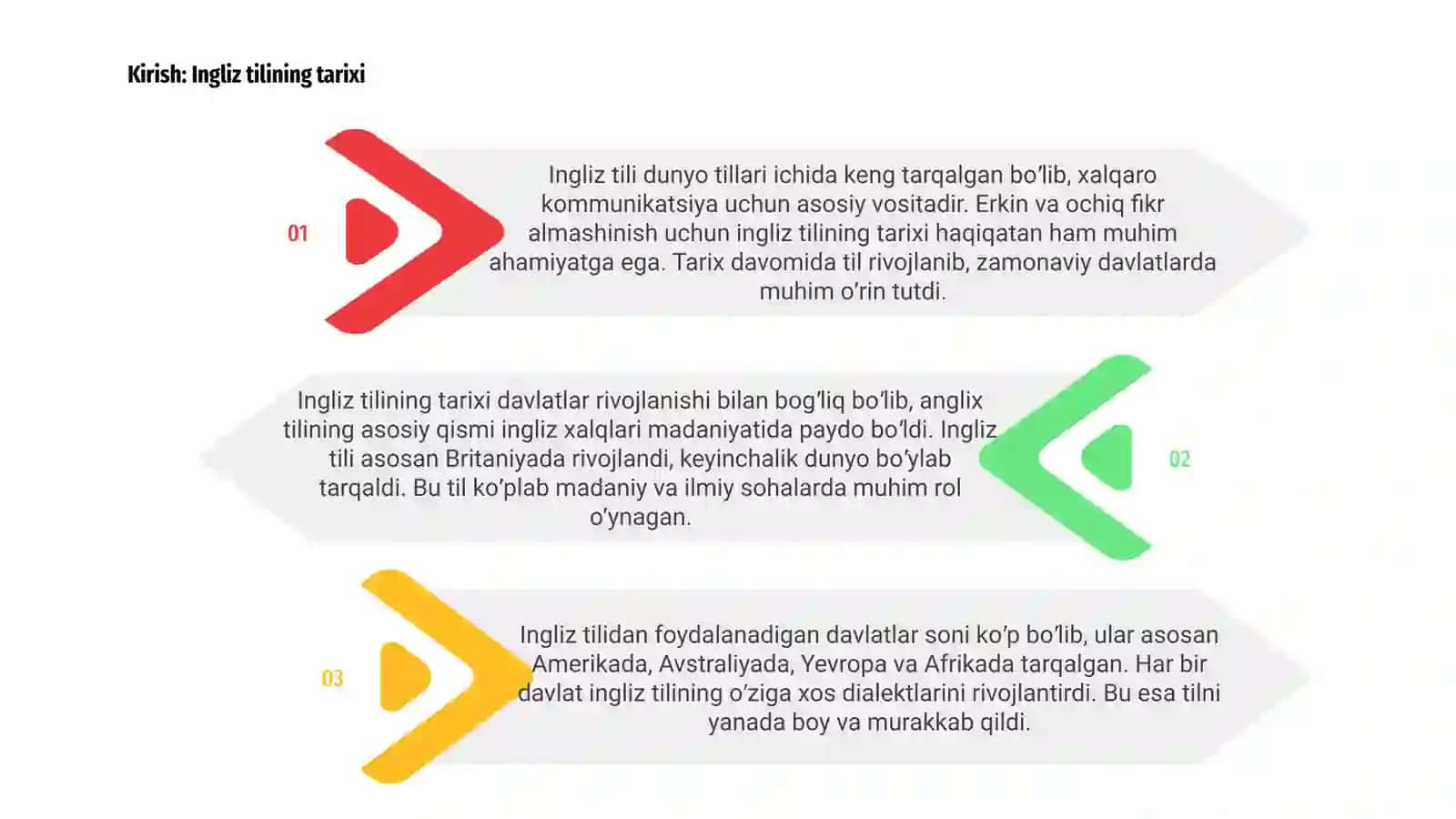 Ingliz tilida so’zlashuvchi davlatlar 3